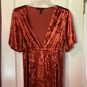 Forever 21 Velvet Dress